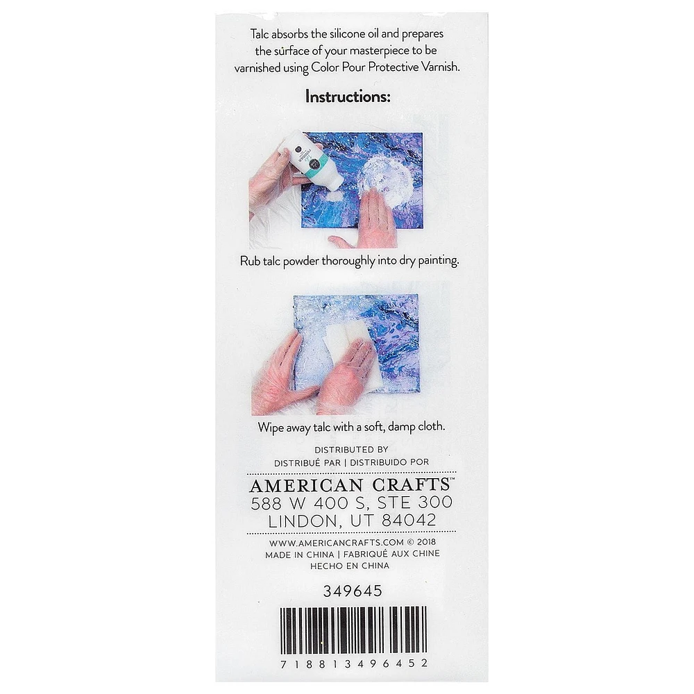 Poudre Talc Verser
