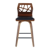 Tabouret de comptoir de comptoir moderne milieu-du-siècle Folia