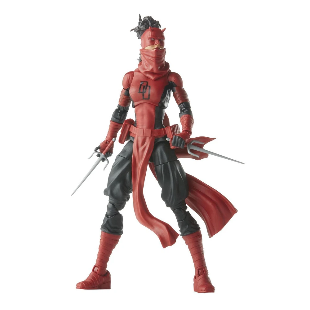 Hasbro Marvel Legends Series Elektra Natchios Daredevil, Collectible 6 Inch Action Figures, 2 Accessories