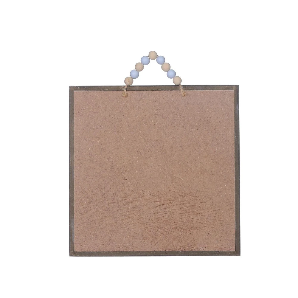 WOODEN WALL SIGN