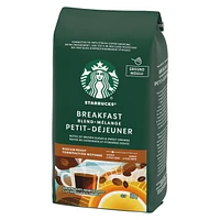 Starbucks® Breakfast Blend Ground Coffee 340g, Medium Roast