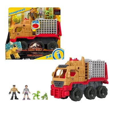 Imaginext Jurassic World Camp Cretaceous Dinosaur Hauler & Yaz