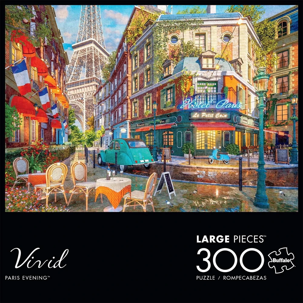 Buffalo Games - Le puzzle Vivid - Paris Evening - en 300 pièces