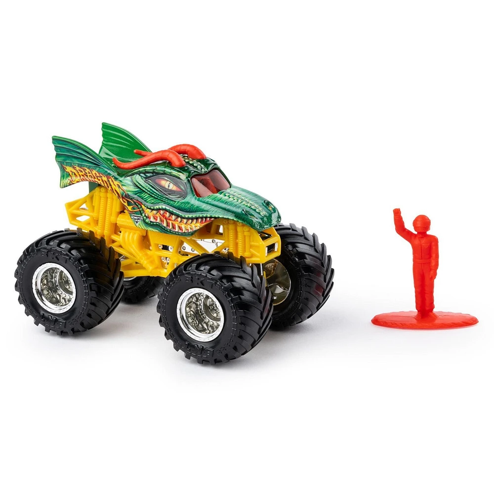 Monster Jam, Official Dragon 1:64 Scale Die-Cast Vehicle, Crazy Creatures Series