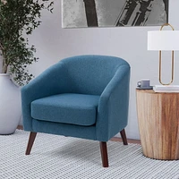 CorLiving Eliza Chaise de baignoire moderne rembourrée de 28 po de largeur avec pattes effilées