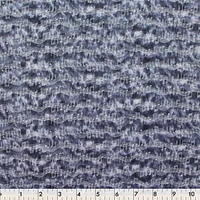 Tissu pré-coupé Fat Quarter de Fabric Creations bleu marin avec des lignes blanches de musique - 18" x 21" / 45cm x 53cm 18" x 21" / 45cm x 53cm