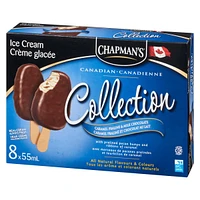 Chapman's Canadian Collection Caramel Praline Bumpy Ice Cream Bar, 8 x 55mL