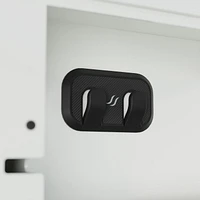 Coffre-fort mural Sanctuary de 21,8 po de haut, coffre-fort en acier, coffre-fort de sécurité pour la maison et le bureau avec serrure électronique, blanc (0,49 pied cube) - SA-IWV-W