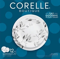 Ensemble 12 pièces Corelle Misty Leaves