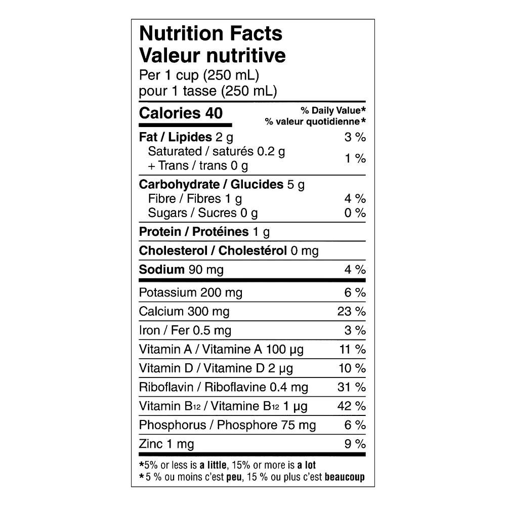 Earth's Own Oat Zero Sugar Beverage Vanilla 1.75L, Zero Sugar Oat Bev 1.75L