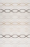 Rug Branch Maison Geometric Indoor Area Rug, Cream Beige, Modern - Living Room, Bedroom, Dining Room, and Kitchen<br>