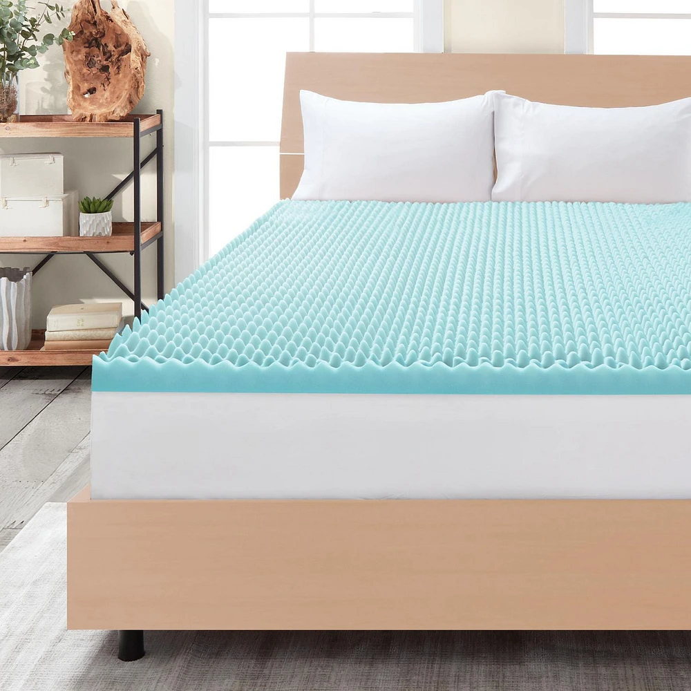 COMFORZEN® 2.75-inch Gel Fusion Memory Foam Mattress Topper TXL