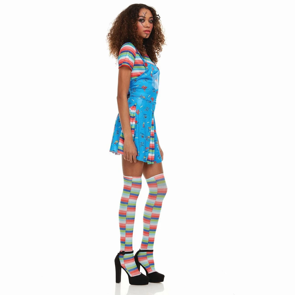 Costume de poupée effrayante pour adulte