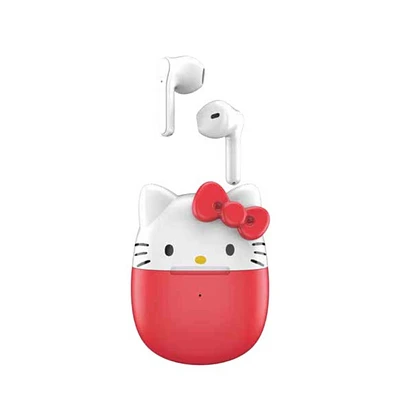 Hello Kitty True Wireless Earbuds with Charging Case - Red