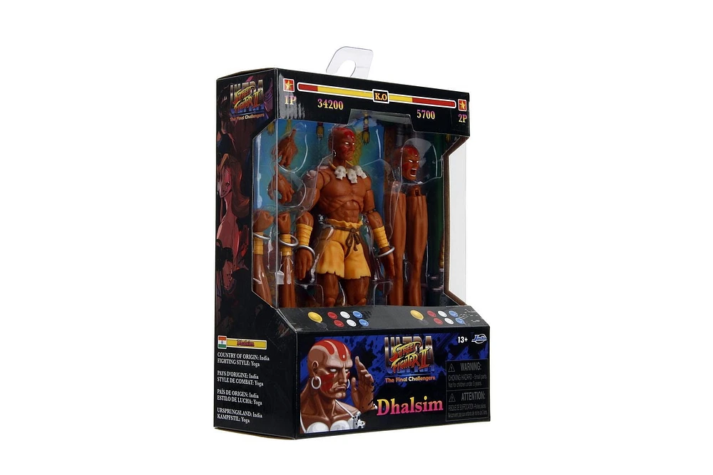 Jada Toys STREET FIGHTER II Figurine D'Action - Dhalsim