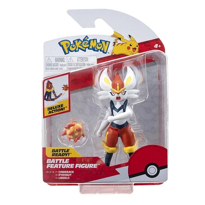 Figurine de combat Pokemon 4.5" - Cinderace