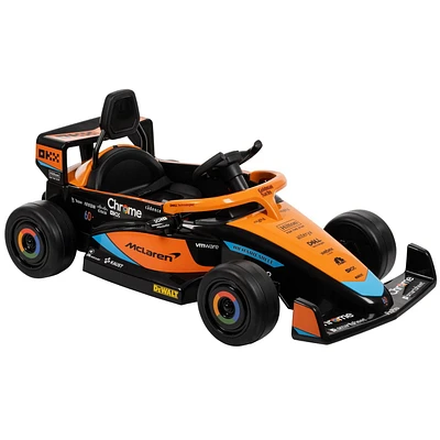 Voiture de course McLaren F1, batterie de 12v, jouet porteur pour les enfants de Huffy, noir