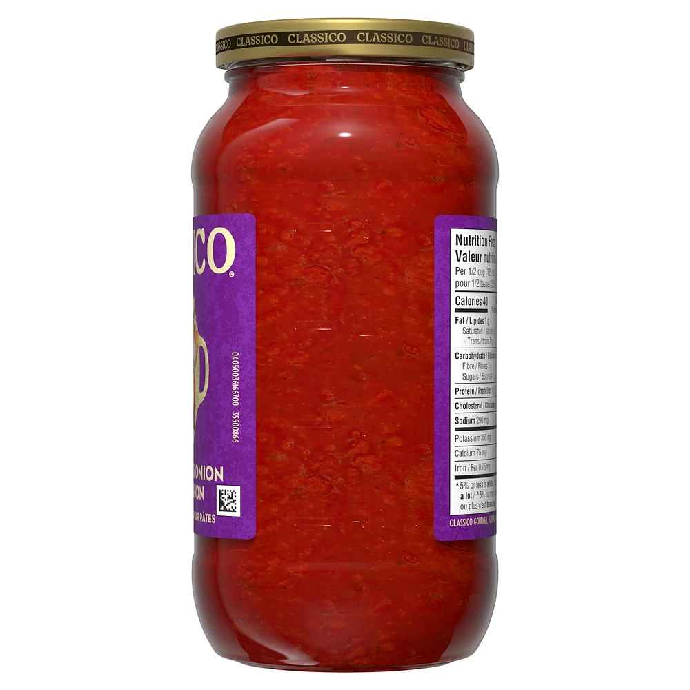 Sauce Pour Pâtes Ail Rôti Et Oignon Classico Tomate et Oignon 600ML