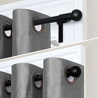 Maytex Smart Rods Twist and Shout Adjustable Tension Window Curtain Rod, Adjusts 48" to 84"