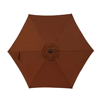 Parasol de marché hexagonal Bistro 7.5 pieds - Polyester