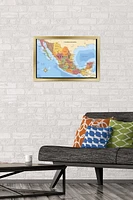 Map - Mexico Wall Poster