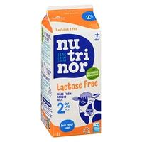 2L lactose free milk 2% Nutrinor, Made with Nordic milk