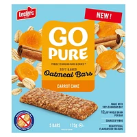 Go Pure Soft Baked Carrot Cake Oatmeal Bars, 5 / 175g