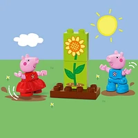 LEGO DUPLO Peppa Pig Le jardin et la cabane dans l’arbre de Peppa Cochon 10431 Ensemble de construction (20 pièces) Comprend 20 pièces, 2+ ans