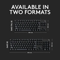 Logitech G413 SE Clavier Gaming Mécanique Grande Taille - Rétroéclairé avec Switches Mécaniques Tactiles