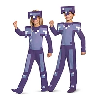 Costume d’armure de diamant enchanté Minecraft de l’enfant