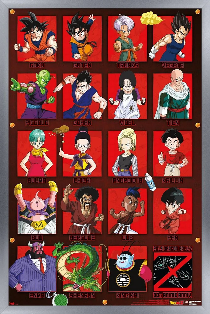 Dragon Ball Z - Anniversary Wall Poster