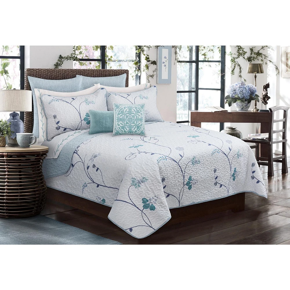 Safdie & Co. Quilt 3PC Set K Whisper