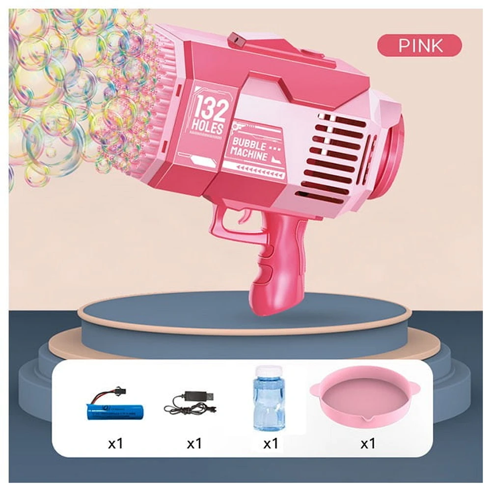 Tradeopia Pistolet à Bulles Dinosaure - Bleu Jouet Interactif à Bulles pour Enfants Jeu Extérieur Amusant à Thème Dinosaure Parfait pour Fêtes et Événements