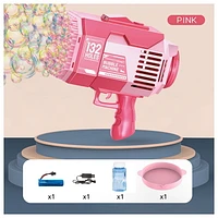 Tradeopia Pistolet à Bulles Dinosaure - Bleu Jouet Interactif à Bulles pour Enfants Jeu Extérieur Amusant à Thème Dinosaure Parfait pour Fêtes et Événements