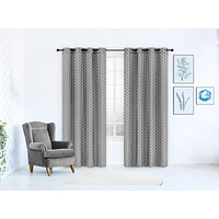 Safdie & Co. Rideau 84L Tissé Jacquard Brayden Gris