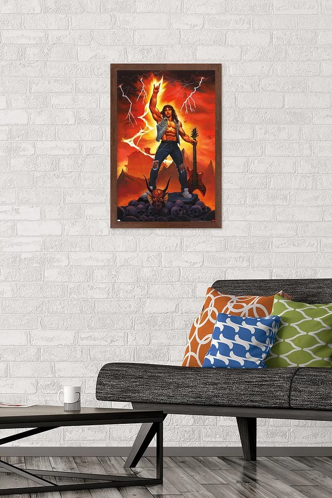 Netflix Stranger Things: Season 4 - Rock On Wall Poster, 22.375" x 34" Framed