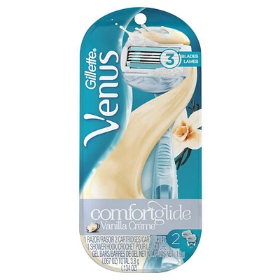 Gillette Venus ComfortGlide Vanilla Creme Women's Razor