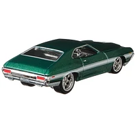 Véhicule ​Hot Wheels Fast & Furious Ford Gran Torino en métal moulé sous pression à l’échelle 1:64