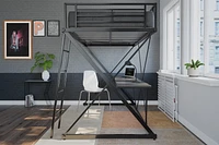 X-Loft Bunk Bed, Black
