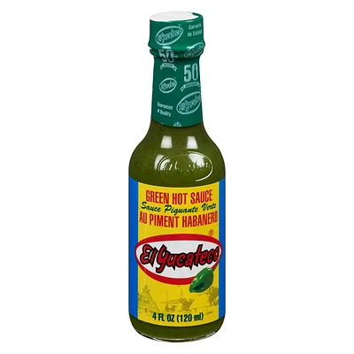 El Yucateco Green Habanero Hot Sauce, 120 mL