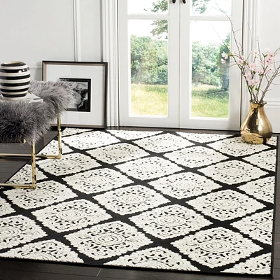 SAFAVIEH Cottage Ace Damask Outdoor Area Rug