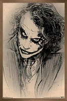 DC Comics Movie - The Dark Knight - The Joker - Sketch Wall Poster, 14.725" x 22.375"