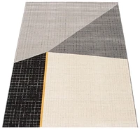 ECARPET Modern Area Rug for Dining Room, Living Room, Bedroom or Den Visby Black