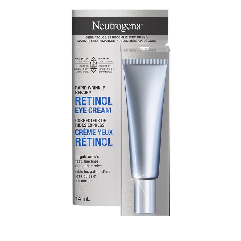 Crème régénératrice NEUTROGENA® Correcteur de rides express, Hydratant Visage et yeux avec rétinol - Sérum avec acide hyaluronique - 14 ml 14 ml