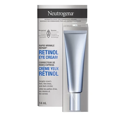 Crème régénératrice NEUTROGENA® Correcteur de rides express, Hydratant Visage et yeux avec rétinol - Sérum avec acide hyaluronique - 14 ml 14 ml