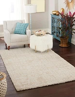 ECARPET Bliss 5'0" x 8'0" Contemporary/Modern, Plush & Shags Area Rug for Living Room, Bedroom, Dining Room, Entrance, Hallway and More.