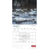 Canadian Geographic Weather | 2023 12x24 Inch Square Wall Calendar