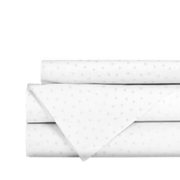 Johnson Home 300 Thread Count Jacquard Cotton Sheet Set