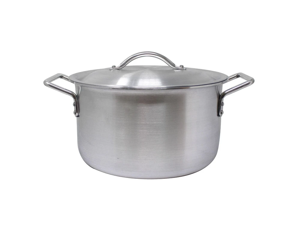 Mainstays Aluminium Stockpot with Aluminium lid 31 CM, Stockpot