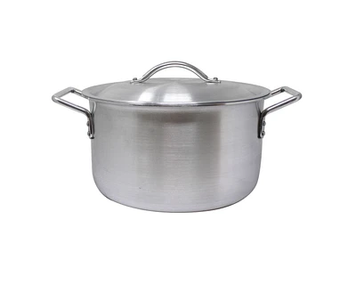 Marmite Mainstays Aluminium avec Couvercle Aluminium 31 CM Marmite